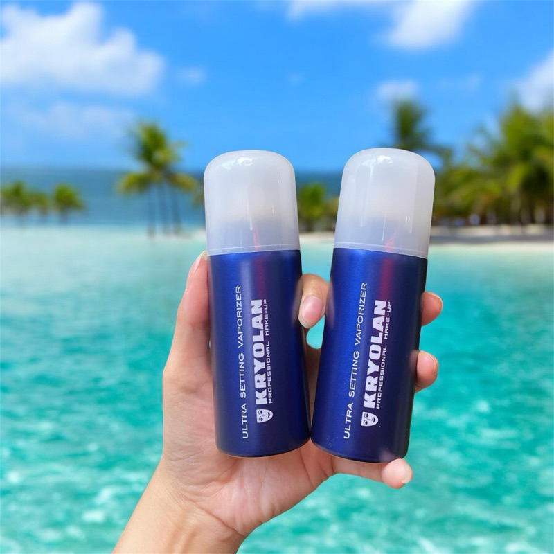Xịt khóa nền Kryolan Ultra Setting 100ml – Giữ makeup 12h, chống nước & mồ hôi