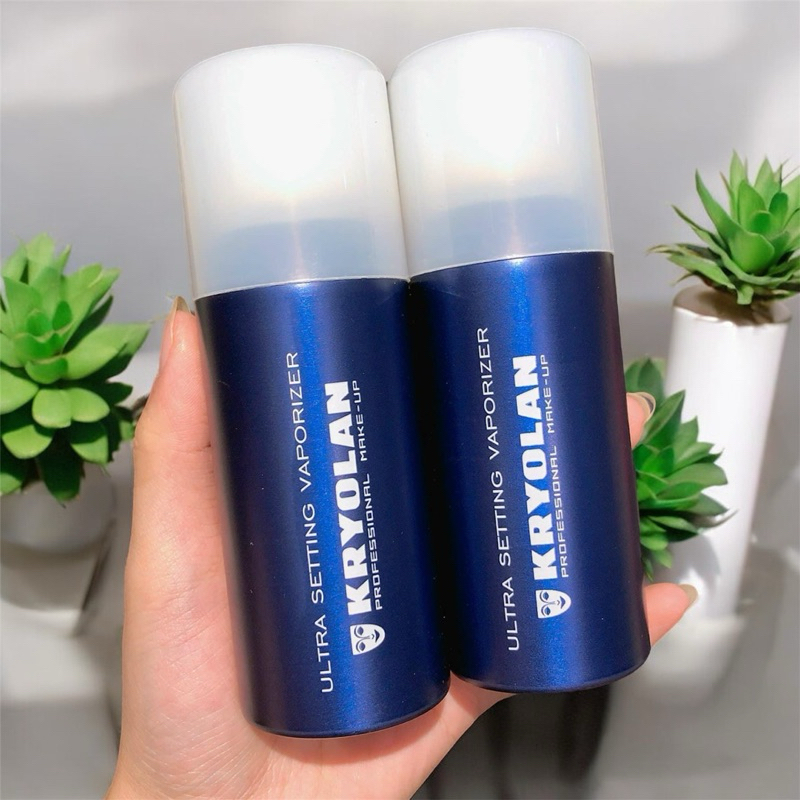 Xịt khóa nền Kryolan Ultra Setting 100ml – Giữ makeup 12h, chống nước & mồ hôi