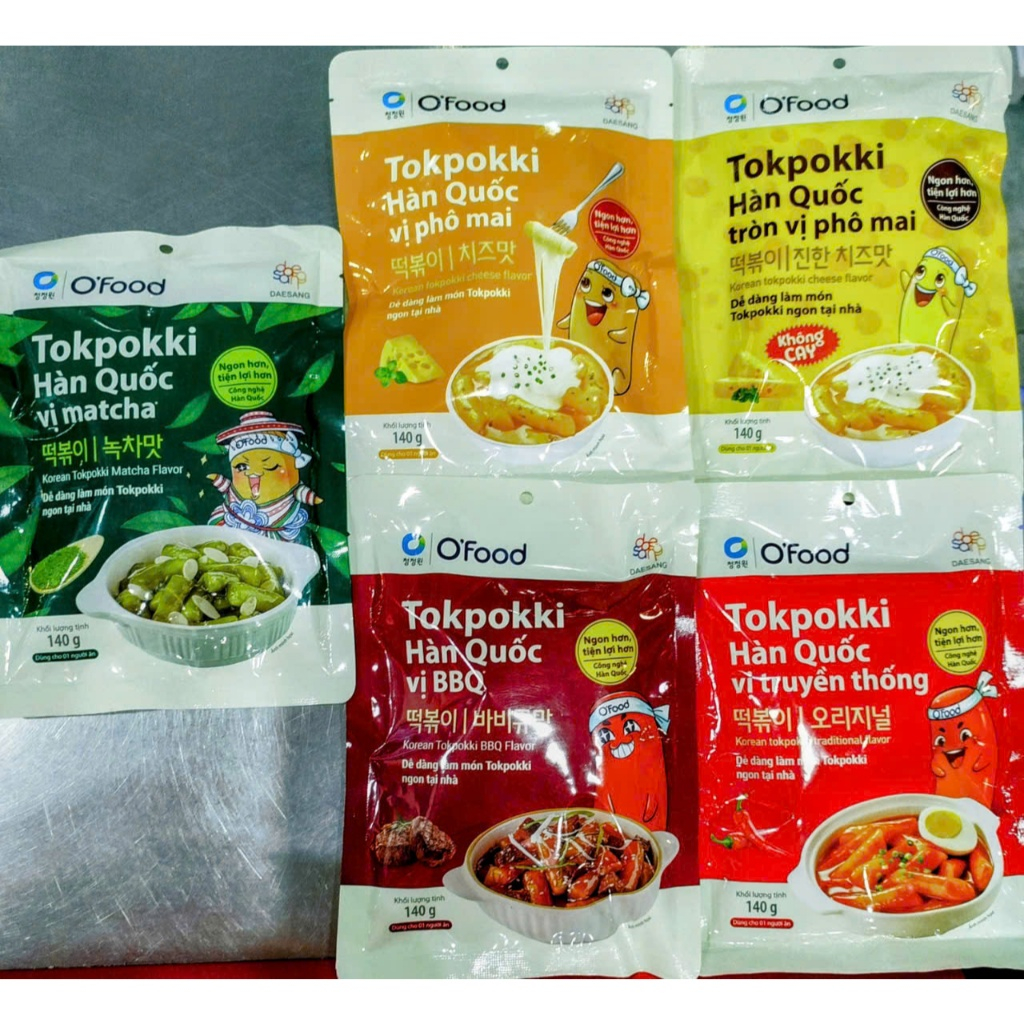 Bánh gạo Tokpokki / Tokpokki Hàn Quốc O'Food Gói 140g | Shopee Việt Nam