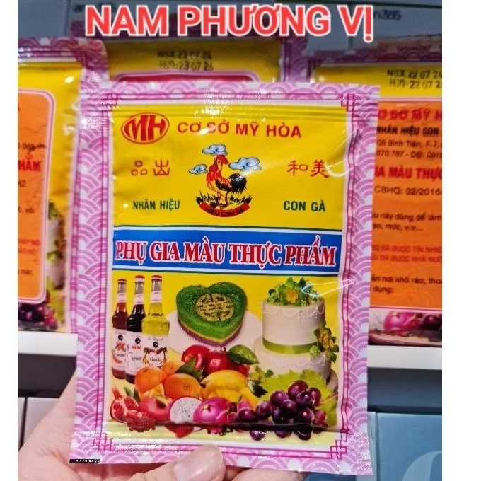 Màu Vàng 500G [LUÔN CÓ HÀNG MỚI] - Màu Gạch Tôm 500G - Màu Nấu Bún Riêu ...
