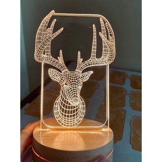 [3D] Đèn Trang Trí - Đèn Ngủ - Decor - Khắc laser Led-Khắc tên [inbox]