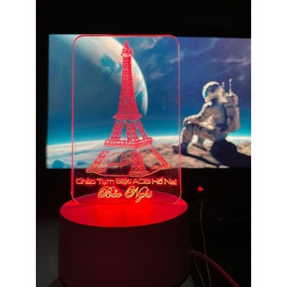 [3D] Đèn Trang Trí - Đèn Ngủ - Decor - Khắc laser Led-Khắc tên [inbox]
