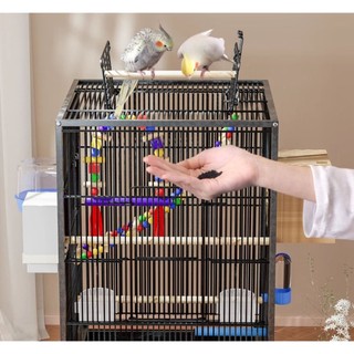 Lồng Chim AVI Nhập Khẩu Cao Cấp - Có Cầu Đứng Trên Nóc, Sơn Tĩnh Điện, Để Trong Nhà, Bền Đẹp