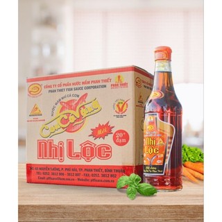 [Nước Mắm Kho 20N] Combo 2 Chai Thủy Tinh 490ml Nước Mắm Nhĩ Cá Cơm Truyền Thống Nguyên Chất 20 Độ Đạm Hiệu Con Cá Vàng