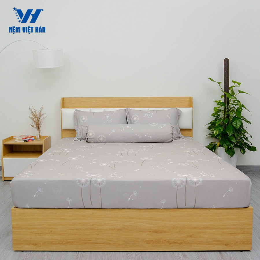 Ảnh Ga trải giường Việt Hàn Tencel - Thoáng Mát, Thấm Hút Mồ Hôi - Mẫu Ngẫu Nhiên 1