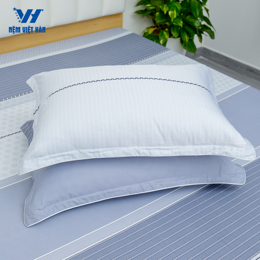 Ảnh Cặp vỏ áo gối nằm Việt Hàn Tencel - Thoáng mát, Thấm hút mồ hôi, Mẫu ngẫu nhiên 4