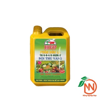 Phân Bón HVP Bội Thu Vàng Can 5 Lít - TN 6-6-4 K-HUMAT