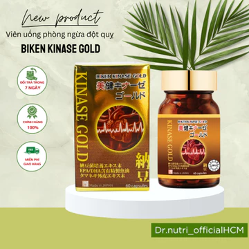 Viên uống phòng ngừa và hỗ trợ điều trị đột quỵ Nhật Bản Biken Kinase Gold, Tracybee