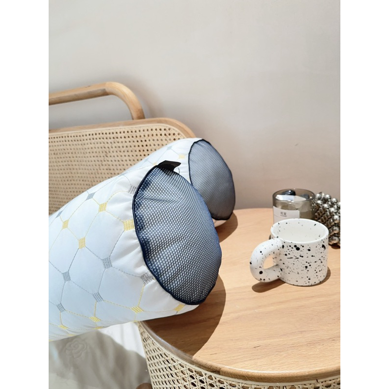 Ruột gối ôm trần trám 35x100cm bo tròn 2 đầu, hàng nhập khẩu nguyên chiếc bông sơ trắng tinh khiết