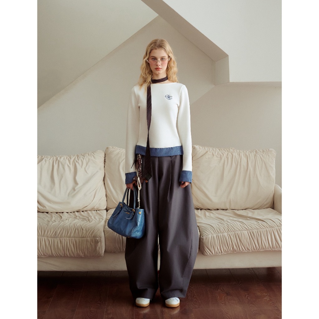 Made You Look Trousers - Remmus | Quần ống rộng cách điệu hack dáng cho nữ