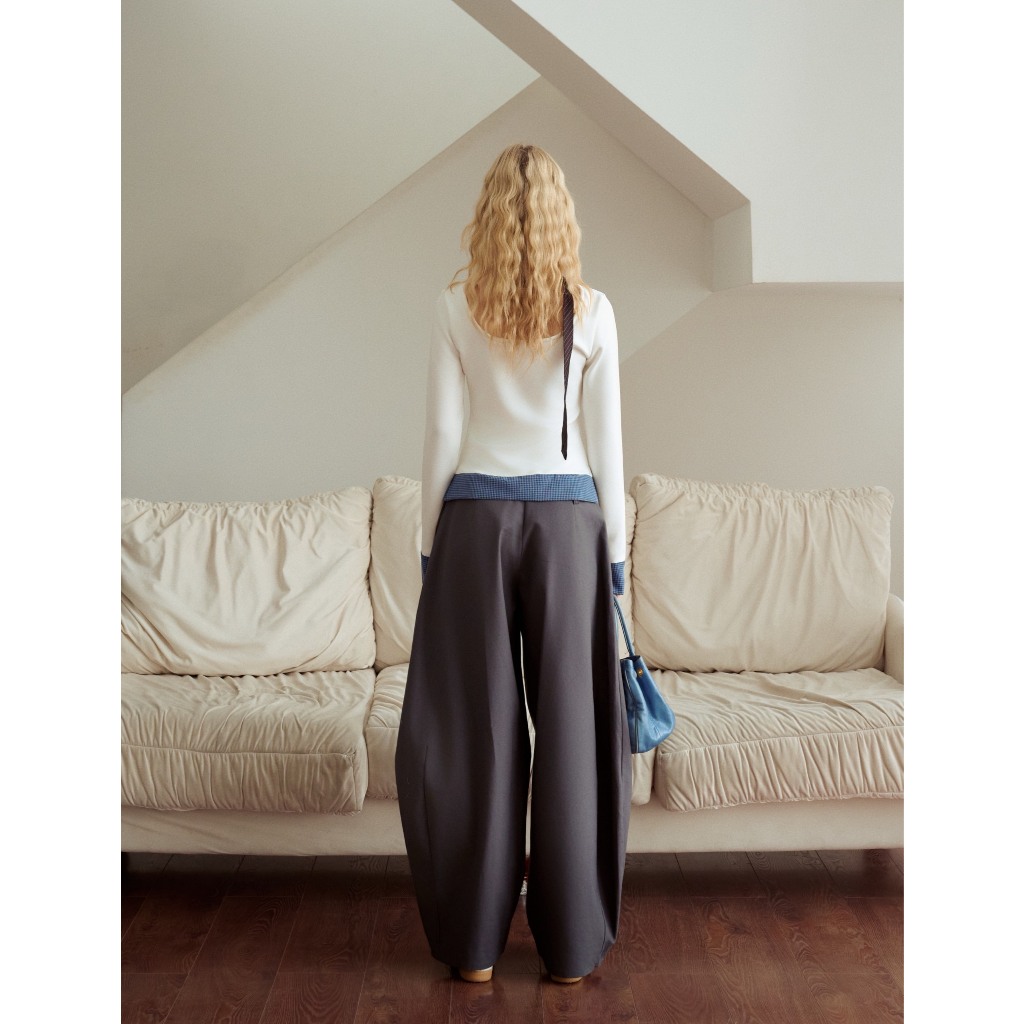 Made You Look Trousers - Remmus | Quần ống rộng cách điệu hack dáng cho nữ
