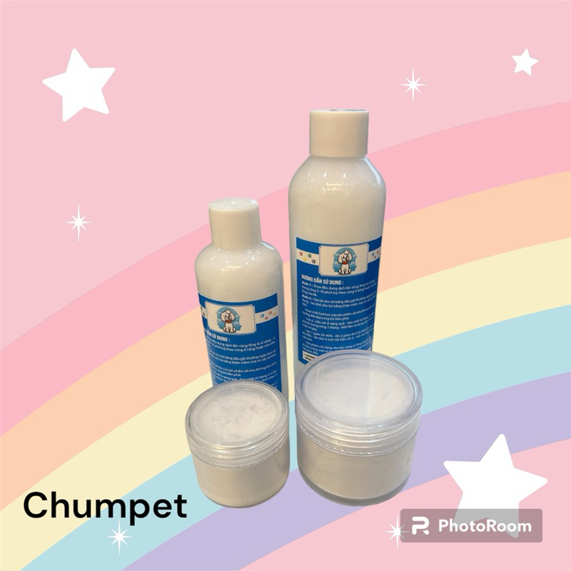 Dung dịch gel tẩy vết ố lông Thú Cưng, Tẩy vết ố về màu ban đầu chuyên dụng thú cưng, tẩy là trắng