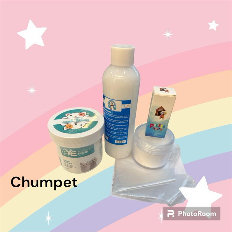 Dung dịch gel tẩy vết ố lông Thú Cưng, Tẩy vết ố về màu ban đầu chuyên dụng thú cưng, tẩy là trắng