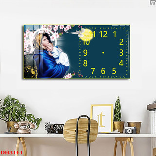 Đồng Hồ Treo Tường Decor Tráng Gương ''CÔNG GIÁO,THIÊN CHÚA GIÁO,HƯU TÀI LỘC'' in Uv 5D Cao Cấp