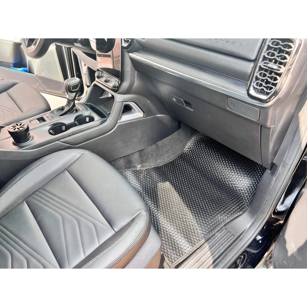 Thảm lót sàn ô tô KATA cho xe Ford Everest (2003-2025), Thảm để chân xe hơi vừa khít sàn, không thấm nước, không mùi