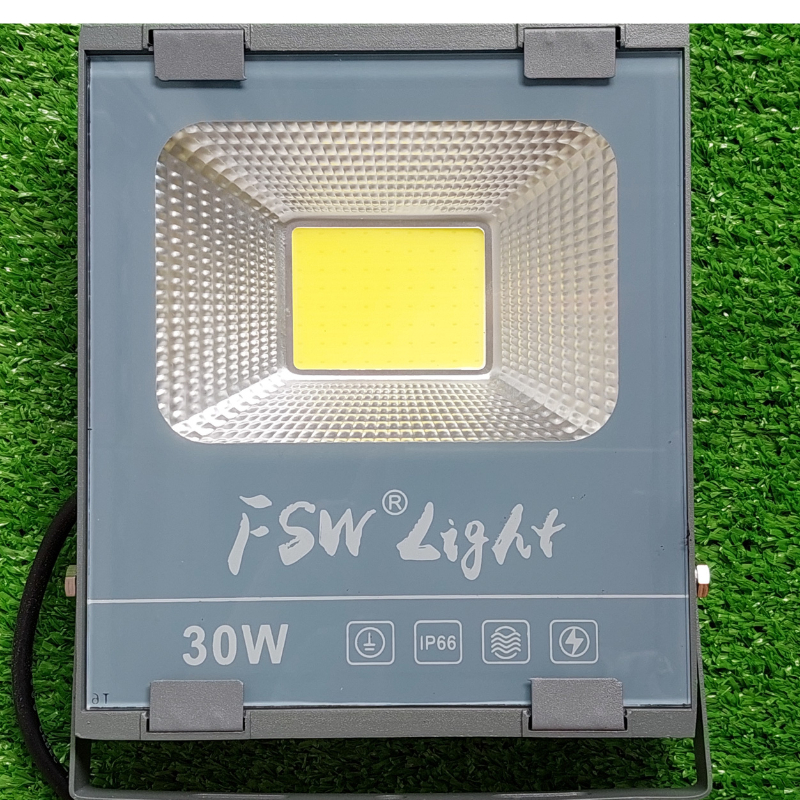 Bộ Đèn Pha LED Cao Cấp FSW 30W 50W 100W Trắng, Vàng