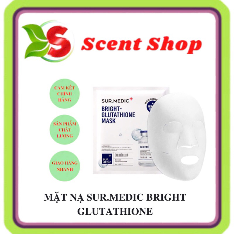 glutathione vs glutamine difference MẶT NẠ DƯỠNG TRẮNG DA SUR.MEDIC GLUTATHIONE 100 BRIGHT MASK