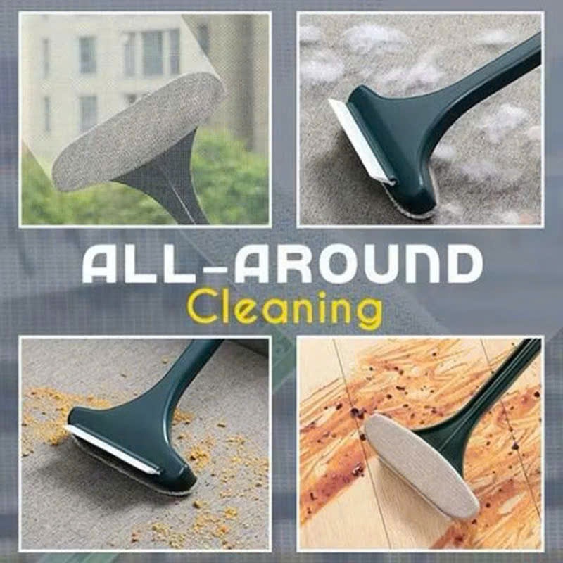 CÂY GẠT KÍNH MINI - Cây Lau Bàn Bếp Tự Vắt Thông Minh Mini 25cm, Bọt Biển Siêu Thấm Hút Đa Năng, Gập Gọn