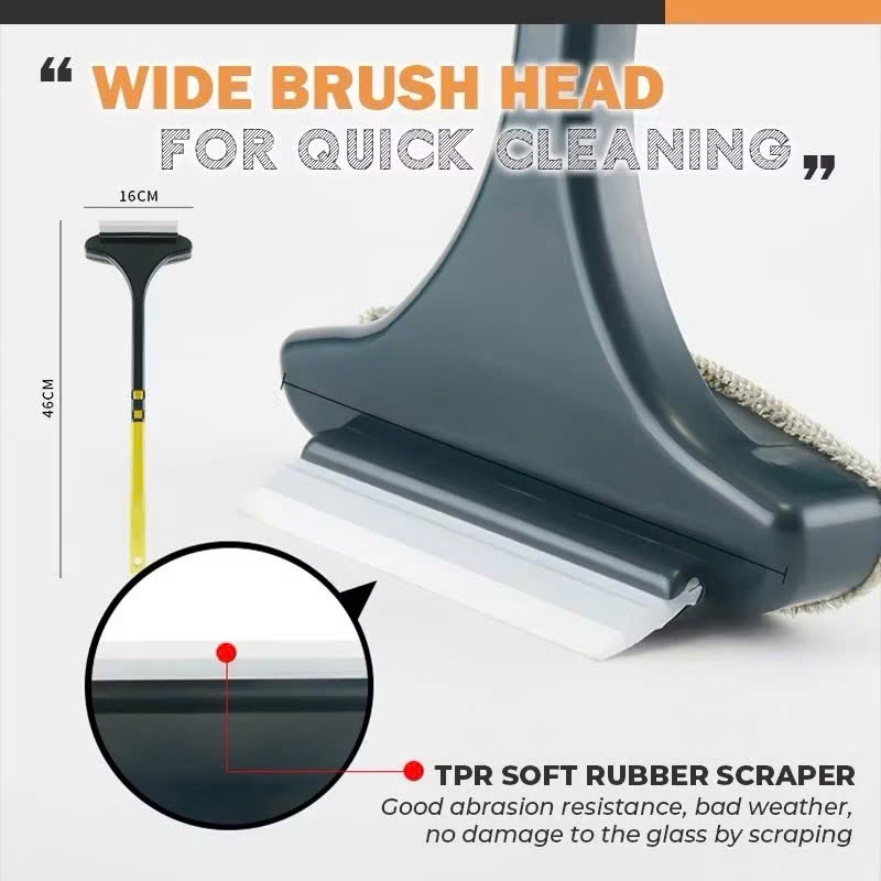 CÂY GẠT KÍNH MINI - Cây Lau Bàn Bếp Tự Vắt Thông Minh Mini 25cm, Bọt Biển Siêu Thấm Hút Đa Năng, Gập Gọn
