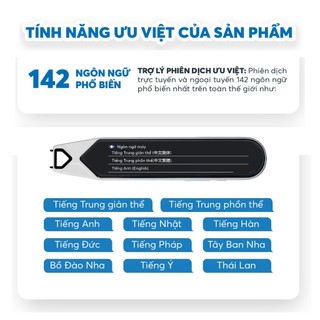 Bút ngoại ngữ - Smart Pen MC08 - Bút phiên dịch thông minh đa ngôn ngữ