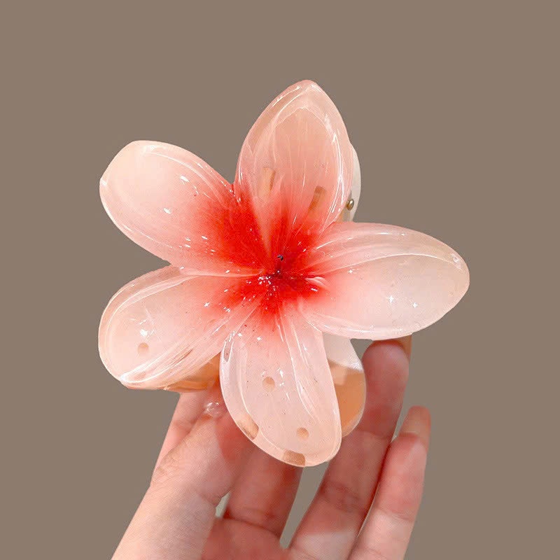 Kẹp Tóc Hoa Sứ Hottrend Nhiều Màu Xinh Xắn 8cm Phong Cách Hàn Quốc