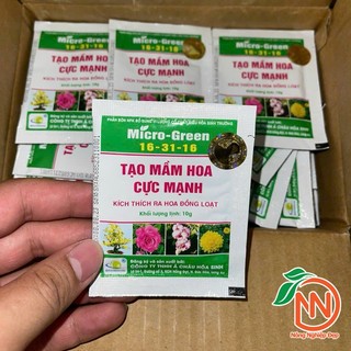 Combo 10 gói Micro Green 16-31-16 - Tạo Mầm Hoa Cực Mạnh
