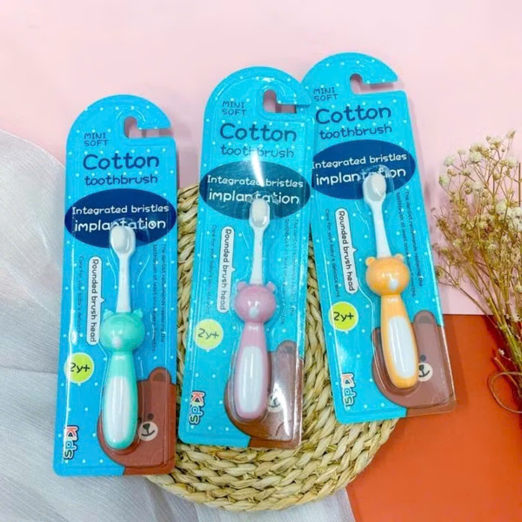 BÀN CHẢI ĐÁNH RĂNG CHO BÉ,  Bàn chải đánh răng trẻ em lông tơ mềm mại dành cho bé từ 2 đến 8 tuổi - MA: BANCHAIBE