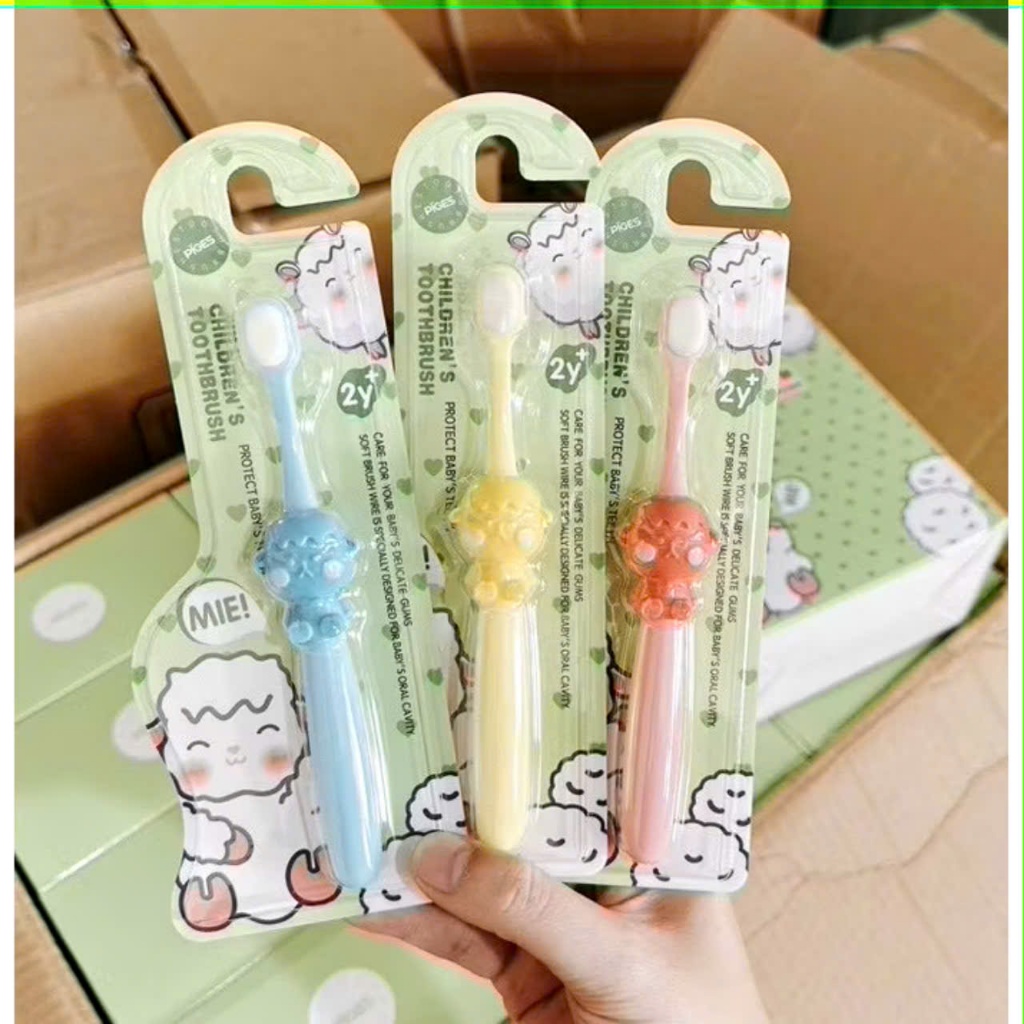 BÀN CHẢI ĐÁNH RĂNG CHO BÉ,  Bàn chải đánh răng trẻ em lông tơ mềm mại dành cho bé từ 2 đến 8 tuổi - MA: BANCHAIBE