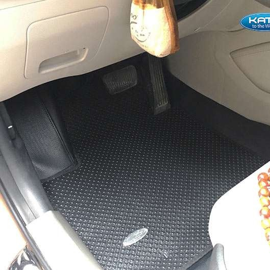 Thảm lót ô tô KATA cho xe Hyundai Tucson (2010 - 2015) - Khít với sàn, Chống trơn, Không mùi, Không ẩm mốc