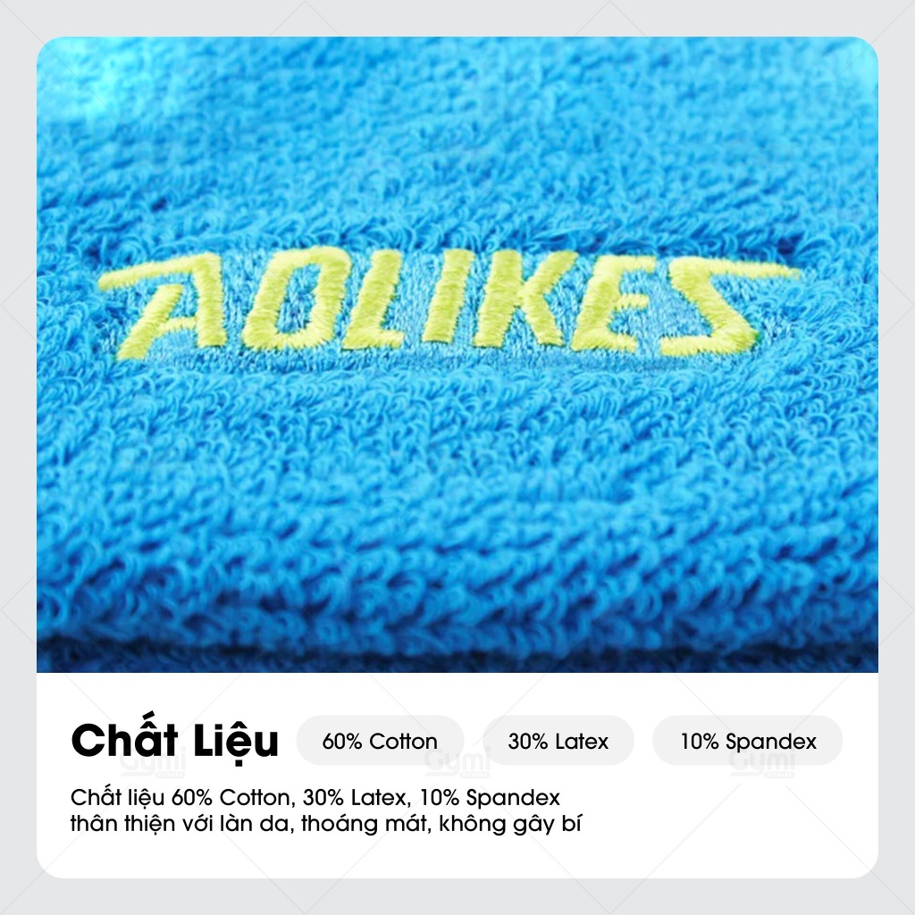 Băng Đô Thể Thao Aolikes A-2108 - Co Giãn, Thoáng Khí, Cho Nam Nữ - BangDo-AL2108