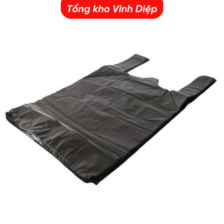 Túi Nilon Đen Đủ Kích Thước 1-20kg - Có Quai Xách, Đóng Hàng Đựng Rác, Chất Liệu Dẻo Dai
