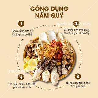 Tổng hợp các loại nấm quý, nấm bụng dê, tùng nhung, nấm lộc nhung, đầu khỉ, nấm trúc sanh - Lãn Ông
