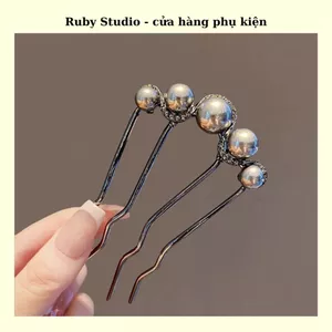 Trâm Cài Tóc Lược Ngọc Trai.