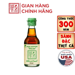 01 Chai 42N 60ML Nước mắm tĩn cho bé ăn dặm nhiều cá ít muối