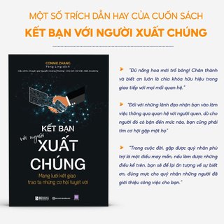 Sách - Kết Bạn Với Người Xuất Chúng: Mạng Lưới Kết Giao Trao Ta Những Cơ Hội Tuyệt Vời - Bizbooks