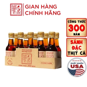Nước Mắm Tĩn Mini Du Lịch 40N 60ml/chai Rin Nguyên Chất Truyền Thống