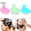 LƯỢC MASSAGE SILICON, Lược Gội Đầu Cầm Tay Hình Tròn Bằng Silicon Mềm Mát Xa Da Đầu: LUOCMASSAGE371