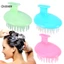 LƯỢC MASSAGE SILICON, Lược Gội Đầu Cầm Tay Hình Tròn Bằng Silicon Mềm Mát Xa Da Đầu: LUOCMASSAGE294