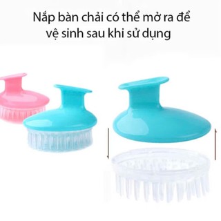 [COMBO 10]Lược gội đầu silicon, massage đầu thư giãn, làm sạch da đầu hiệu quả,  LƯỢC MASSAGE - LUOCGOIDAU724
