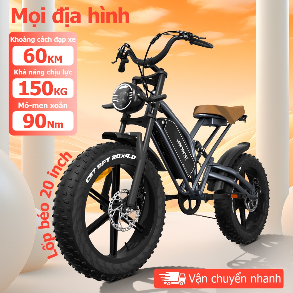 giao hàng nhanh xe đạp điện 50KM/H thép cacbon cao xe đạp lai Pin dung ...