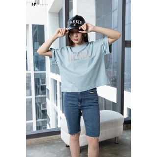 Quần Short Jean JP FASHION Vải Co Dãn Ôm Chân, Quần Jean Ngố Cạp Cao Phong Cách Năng Động 10407791