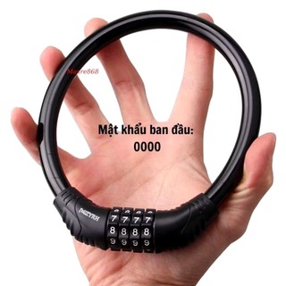 KHÓA SỐ XE ĐẠP,XE MÁY SỐ CHỐNG TRỘM,  Khoá xe đạp, phụ kiện xe đạp khóa dây chống trộm loại xịn MK 4 số cao cấp khóa xe