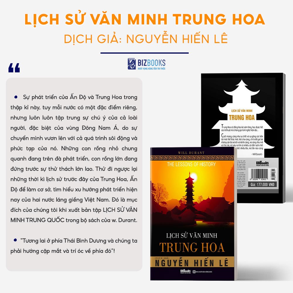 Sách Lịch sử văn minh Trung Hoa - Nguyễn Hiến Lê