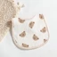 Yếm Vuông Xô Muslin Cho Bé IQKAO Yếm Ăn Dặm, Yếm Dãi Mềm Mịn, Thấm Hút Tốt, Dây Buộc Điều Chỉnh An Toàn