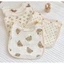 Yếm Vuông Xô Muslin Cho Bé IQKAO Yếm Ăn Dặm, Yếm Dãi Mềm Mịn, Thấm Hút Tốt, Dây Buộc Điều Chỉnh An Toàn