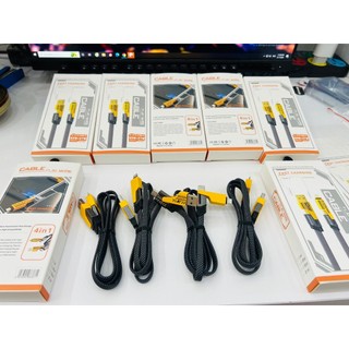 Bộ sạc 65W 3 cổng 2 cổng Type C + 1 cổng USB + dây sạc bọc dù 4 trong 1 Sạc Nhanh và An Toàn
