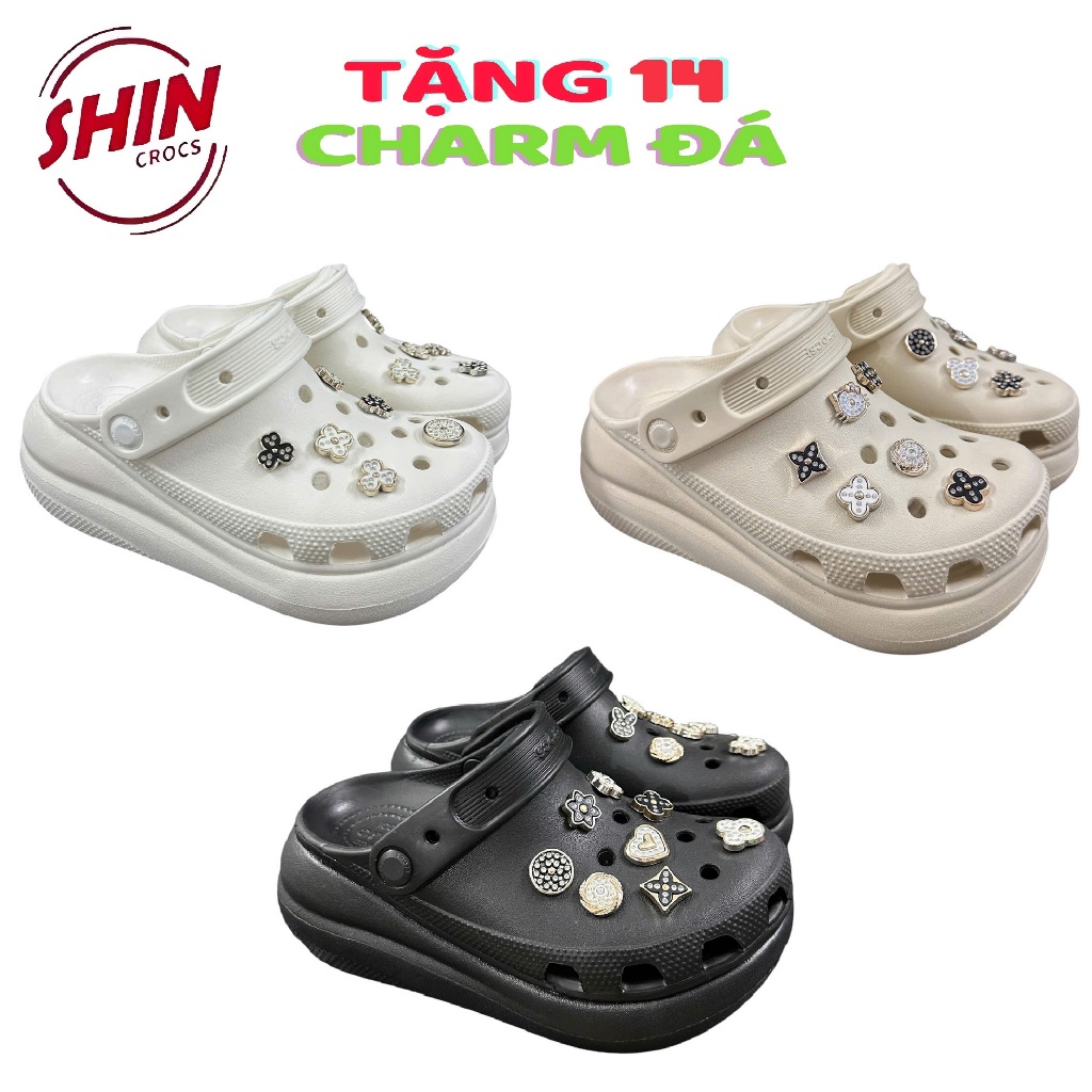 [Chọn Charm] Sục Cross Band Crush Cao 7 cm Cho Nữ, Sandal Cross Có Quai ...