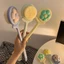 Cọ chà lưng hình bông hoa cute massage tẩy tế bào chết có tay cầm và móc treo tiện lợi, KÌ LƯNG BÔNG HOA - KYLUNG029