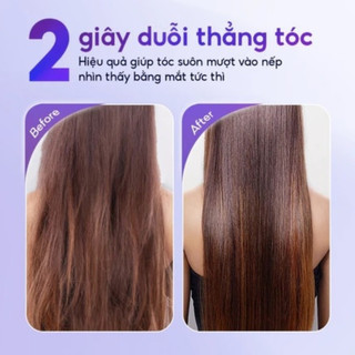 Lược Điện Chải Tóc Không Dây Giúp Tóc Suôn Mượt, Tạo Kiểu, Vào Nếp Nhanh Với 4 Mức Nhiệt