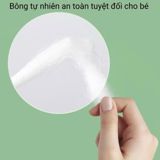 Hộp 400 tăm bông ngoáy tai 2 đầu cho bé,  TĂM BÔNG SIÊU MỀM - TAMBONG486